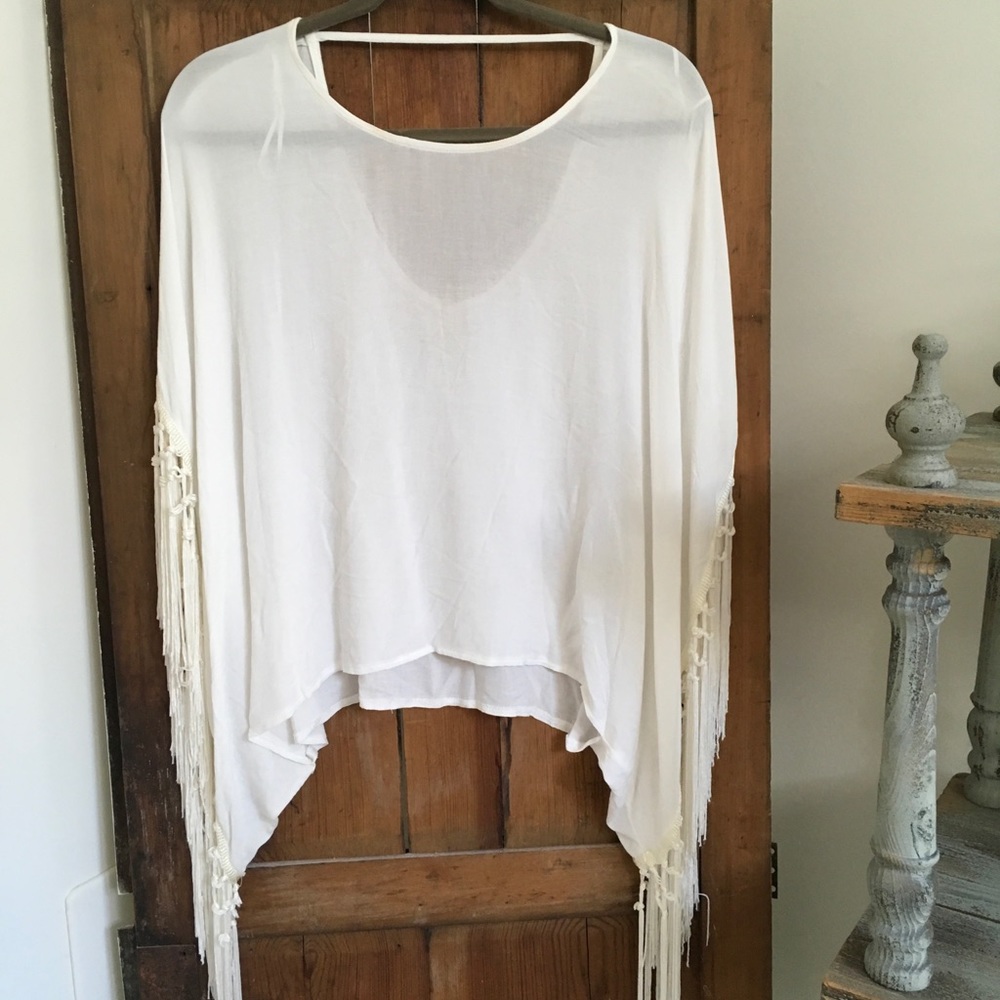 American Rag Fringe Top